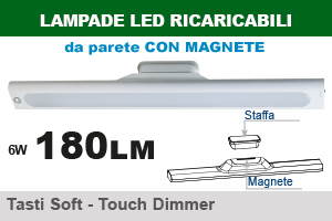 LAMPADA LED RICARICABILE SOTTOPENSILE