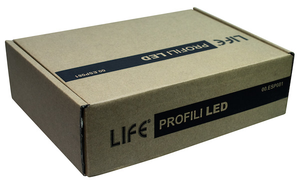 ESPOSITORE BOX LIFE per PROFILI IN ALLUMINIO serie 16.LTP5