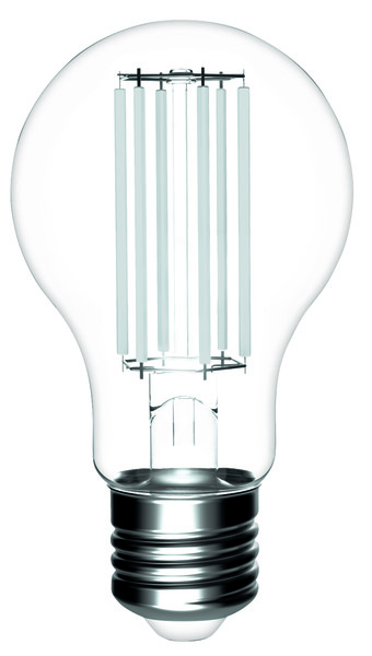 LAMPADA LED GOCCIA A60 serie White Filament Trasparente, E27, 10,5W,FA320°,3000K,220Vac,LM1521,CRI80, 60*108mm