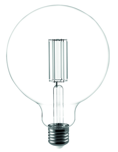 LAMPADA LED GLOBO G125 serie White Filament Trasparente, E27, 11W, FA320°, 3000K,220Vac,LM1521,CRI80, 125*178mm