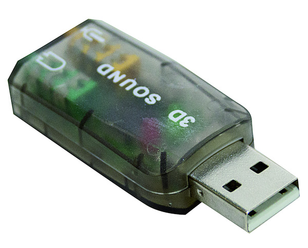 ADATTATORE AUDIO USB 3D + VIRTUAL 5.1