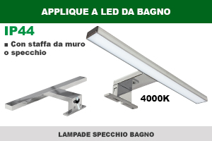 APPLIQUE a LED da Bagno